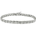 Sterling Silver Diamond Bracelet