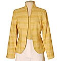 Austin Reed Women's Yellow Silk Novelty Jacket