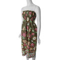 Cute Options Junior's Floral Tube Maxi Dress