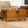 Pyramid Trunk Oak Cocktail Table