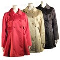 ABS By Allen Schwartz Women's Double-breasted Raincoat