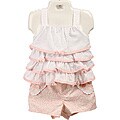 FINAL SALE Kids Headquarters Toddler Girl's Ruffle 2-piece Tank Set