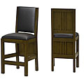 Contemporary Mission Counter-height Dining Chair (Set of 2)