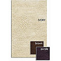 Hand-woven Terra Shag Rug (5'3 x 7'6)