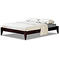 London Basic Platform California King Espresso Bed