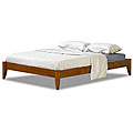London Basic Platform California King-size Natural Bed