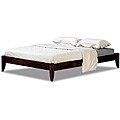 London Basic Platform Queen Espresso Bed