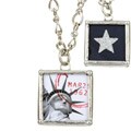 Charming Life Picture Frame USA Statue of Liberty Necklace