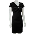 K Studio Women's Satin Dress with Shrug