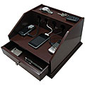 Deluxe Charging Brown Station Valet