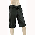 Fornarina Women's Black Shorts with Tie