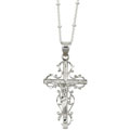 Sterling Silver 18-inch Crucifix Necklace