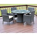 Savannah 5-piece All-weather Wicker Dining Set