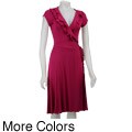 Tammy Mars Women's Ruffle Wrap Dress