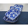 Set of 4 Garland Design 8-inch Square Pasta/ Salad Bowls (Tunisia)