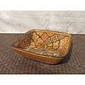 Set of 4 Honey Design 8-inch Square Pasta/ Salad Bowls (Tunisia)