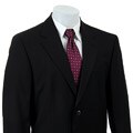 Kenneth Cole New York Men's Black 2-button Wool Suit
