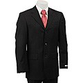 Kenneth Cole New York Men's Black Pinstripe Suit