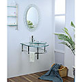 Koen Wall-mount Glass Sink Vanity Faucet Set