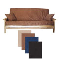 Full-size Microfiber 3-piece Futon Cover Set