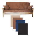 Queen-size Microfiber 3-piece Futon Cover Set