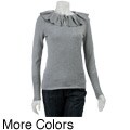 MICHAEL Michael Kors Women's Long-sleeve Ruffle Sweater