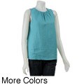 MICHAEL Michael Kors Women's Sleeveless Linen Top