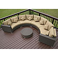 Savannah 5-piece All-weather Wicker Sectional Set