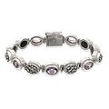Sterling Silver Amethyst 'Mystical Weaves' Bracelet (Indonesia)