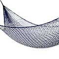 Navy Blue 'Ocean Waves' Hammock (Mexico)