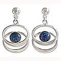 Lapis Lazuli 'Cuddle Me' Dangle Earrings (Peru)