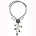 Lapis Lazuli 'Jungle Blossom' Choker (Thailand)