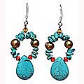 Sterling Silver Pearl 'Maritime Fantasy' Earrings (Thailand)