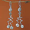 Pearl 'Dynamic' Drop Earrings (Indonesia)