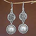 Pearl 'Moonlight' Drop Earrings (Indonesia)