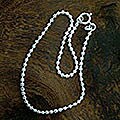 Sterling Silver 'Purity' Anklet (India)