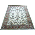 Indo Mahal Beige/ Rust Rug (7'3 x 9'3)