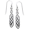 Sterling Silver Celtic Imagination Woven Earrings