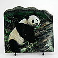 Hand-painted Panda Slate (China)