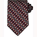 Gucci Men's Blue Interlocking Link Silk Tie