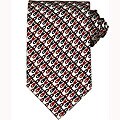 Gucci Men's White Interlocking Link Silk Tie