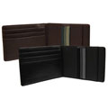 Perry Ellis Men's Genuine Leather Elastic Flip Wallet