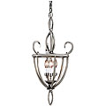 Antique Nickel 3-light Foyer Fixture