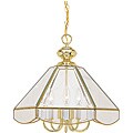 Solid Polished Brass Finish Pendant Light