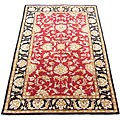 Indo Mahal Gold/ Red Rug (5'3 x 8'2)