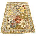 Persian Bakhtiari Olive/ Gold Rug (5'3 x 8'2)