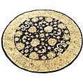 India Tufted Indo Mahal Rug (6' Round)