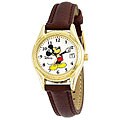 Disney's Mickey Mouse Boy's Brown Strap Watch