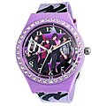 Disney's Camp Rock Girl's Rhinestone Purple Strap Watch