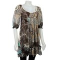 BCBGeneration Women's Scalloped Shoulder Dress